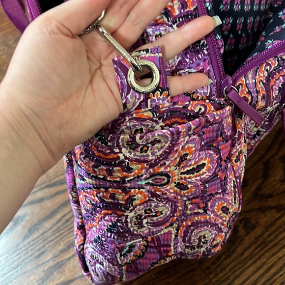 Purple Paisley Women's Bag - Picture 8 of 8